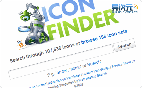 IconFinder图标搜索引擎