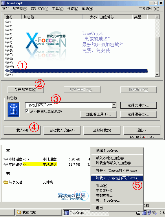 TrueCrypt - 世界级免费开源加密软件(虚拟加密磁盘)