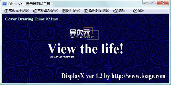 DisplayX 免费的显示器坏点测试工具