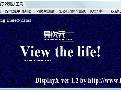DisplayX 免费的显示器测试工具 (显示器、笔记本坏点检测)