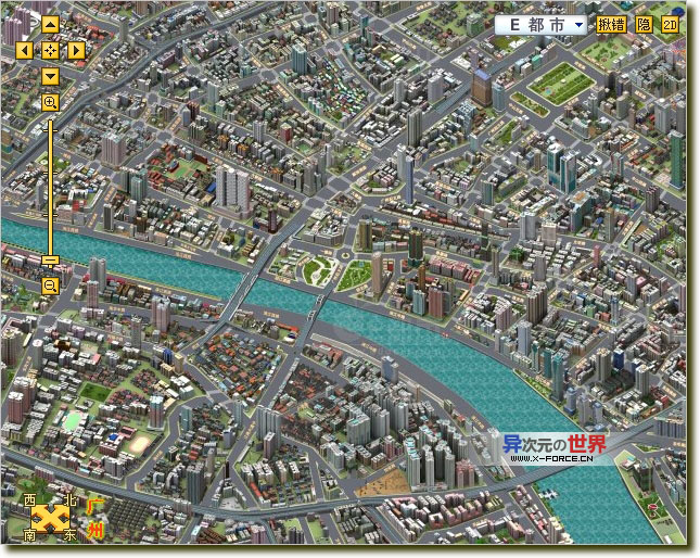 抛开你的地图！体验精彩实用的网络虚拟城市！