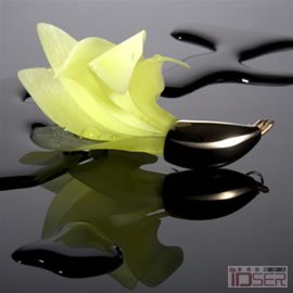 捷克设计师Zdenek Vacek设计的兰花珠宝