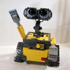 用 LEGO 做成的 Wall-E