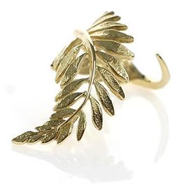 来自设计师wouters和hendrix的卷曲叶金戒指（Curl Leaf Ring）