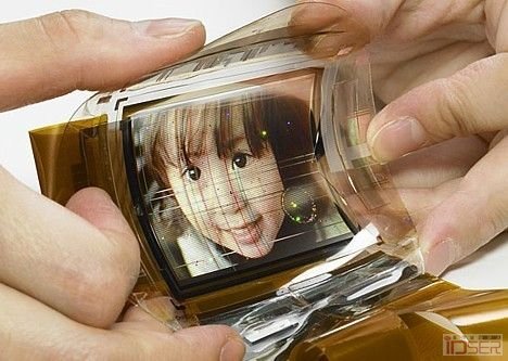 索尼 可弯曲折叠的屏幕