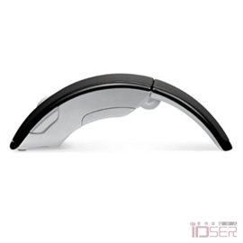 图片是微软发布的拱形鼠标（Microsoft Arc Mouse）