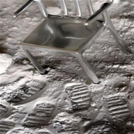 A chair on the moon