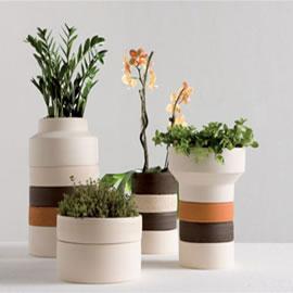 苏黎世设计室PostFossil设计师Annina Gaehwiler设计的可以增加空间的花盘