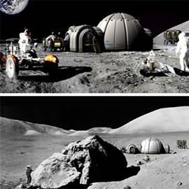 设计室Architects and Vision设计的MoonBase Two（基地二号）半永久性月球基地。