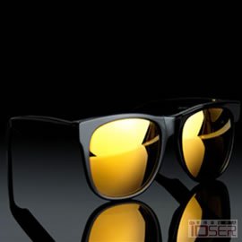 图片是24K金太阳镜(24K Gold Mirror Lense)