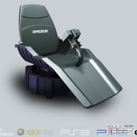图片是Gyroxus的运动游戏椅(Gyroxus Full-Motion Game Chair)