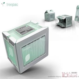 图片是设计室Essential Design的IDEA环保设计类银奖作品Treepac