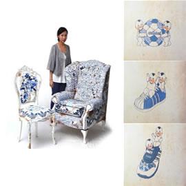 艺术家Dorophy Tang的中国娃娃人物画