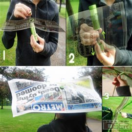 图片是设计师Shiu Yuk Yuen带来的环保概念伞UNbrella