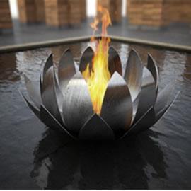 设计师Elena Colombo的火雕塑（Fire Sculpture）