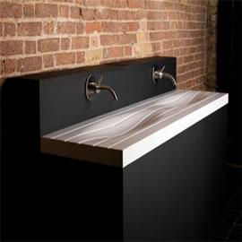 设计师Will MacCormac带来的波纹水槽FOLLO Washbasin