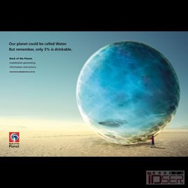 图片是Bank of Planet的公益广告