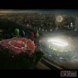 图片是可口可乐的鸟巢广告！
