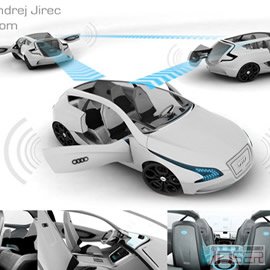 图片是捷克设计师Ondrej Jirec的奥迪概念车