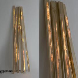 设计师Caroline Linder的LED木签灯