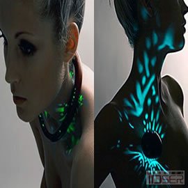 图片是设计师Kyeok Kim带来的极光(Aurora)珠宝