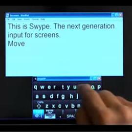 Cliff Kushler发明的新一代触摸屏输入技术Swype