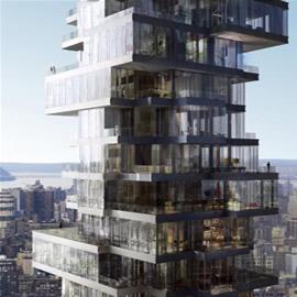 “鸟巢”设计师Herzog & de Meuron在纽约的新作“叠在空中的房子”（houses stacked in the sky）