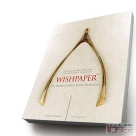 图片是按照如愿骨(wishbone)的迷信设计的许愿纸(Wishpaper)