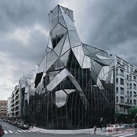 图片是Coll-Barreu建筑事务所为西班牙毕尔巴鄂Basque健康局设计的新总部大楼