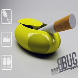 来自设计师Wiyono Sutjipto的“虫子”（Bug）烟灰缸