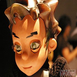 图片是机器人专家David Hanson研制的机器人Zeno