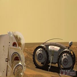 图片是来自Architects and Vision设计室的火星漫步者一号(Mars Cruiser One)