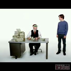 图片是Apple的mac广告回击pc