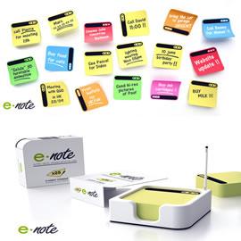 Sequoia工作室构想的未来概念数字便签E-note