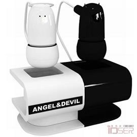 图片是green house的天使与魔鬼耳机（angel & devil earphone）