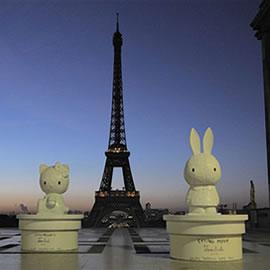 艺术家Tom Sachs的Hello Kitty雕塑