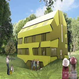 图片是建筑室J. MAYER H. Architects和Sebastian Finckh专为小孩子们设计的一所寓所Home.Haus