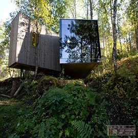图片是来自Jensen & Skodvin Arkitektkontor建筑设计室的别墅旅馆Juvet Landscape Hotel