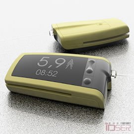 图片是设计师Jiri Bukvald设计的新胰岛素泵(insulin pump)