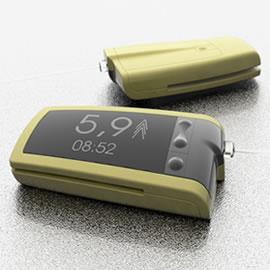 设计师Jiri Bukvald设计的新胰岛素泵（insulin pump）