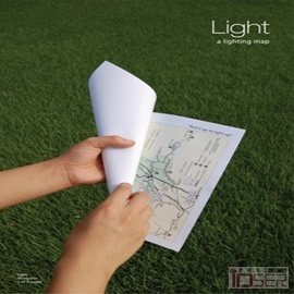 图片是设计师Owen Song设计的带光地图Light