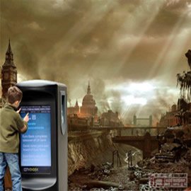 图片是英国公司Media Metrica所研发的防炸弹垃圾桶