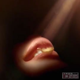 图片是百利甜酒的广告（Baileys: Lips）