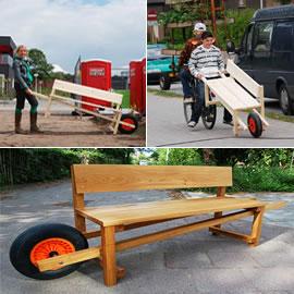 设计师Rogier Martens设计的Mobile Bench