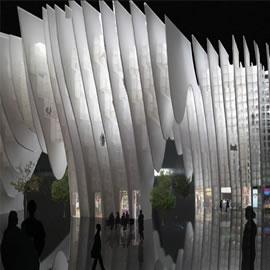 Gianni Botsford Architectshe和 Morphogenesis设计的一个五星大酒店和文化中心Porous Morphology