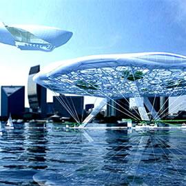 建筑师 Alexander Asadov 设计的未来概念空中旅馆 Aerohotel