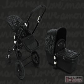 图片是设计师 Marc Jacobs 带来的 Bugaboo 婴儿车