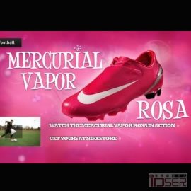 图片是Nike的一款新钉鞋 Mercurial Vapor Rosa