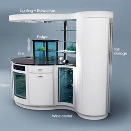 Job设计室的一体化厨房