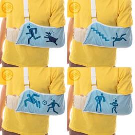 Illustrative Slings Show How That Arm Got Boned